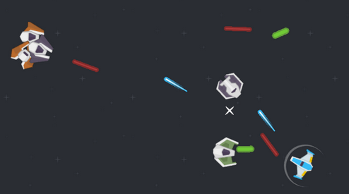 Screenshot of Space Shooter Game