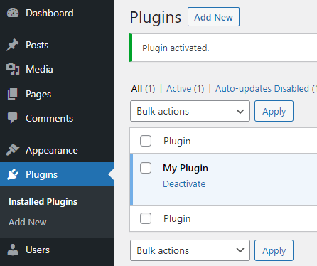 Plugin list